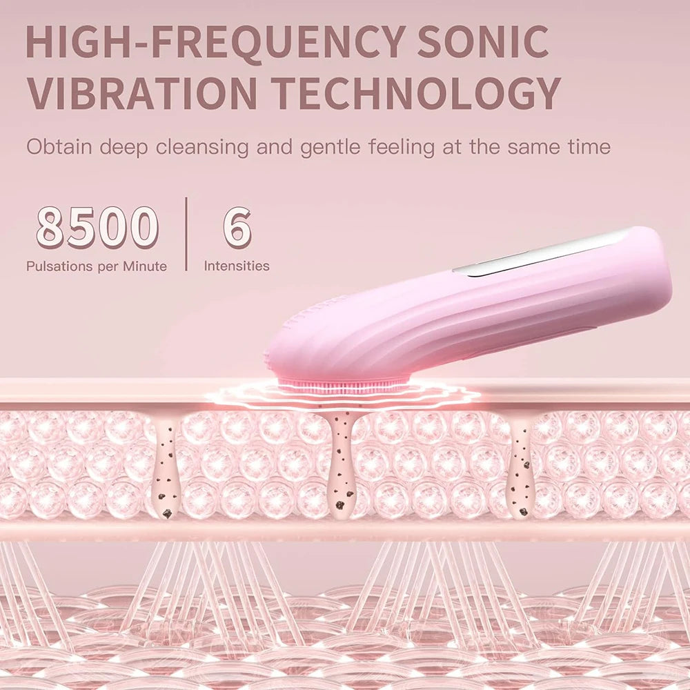 Rechargeable Waterproof Facial Cleansing Brush