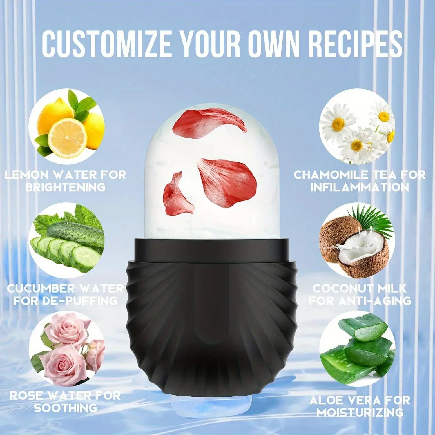 Reusable Ice Face Roller