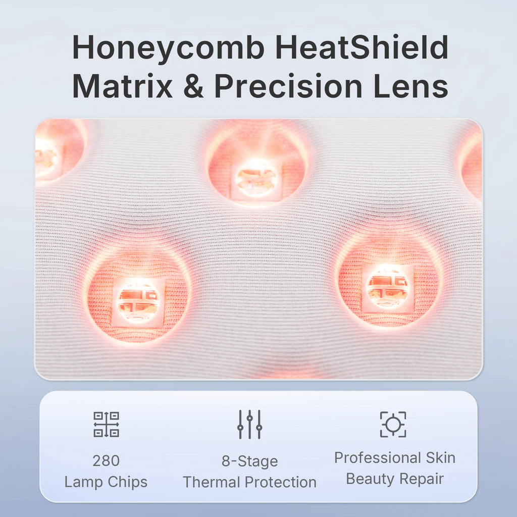 Red Light Therapy Wireless Face Mask