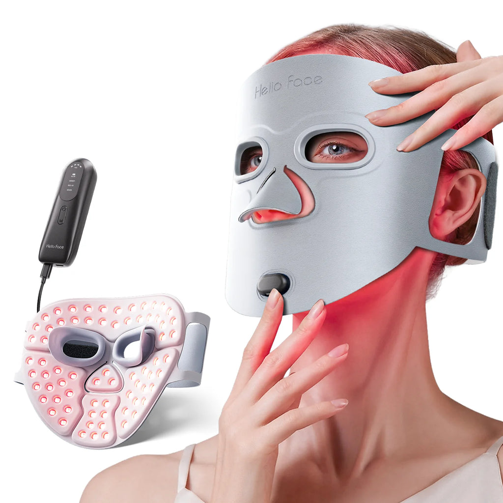 Red Light Therapy Wireless Face Mask