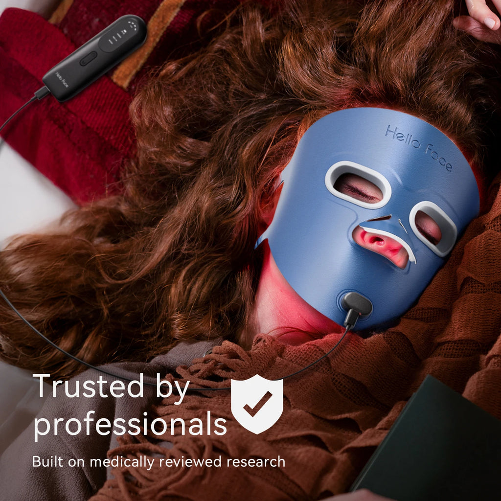Red Light Therapy Wireless Face Mask