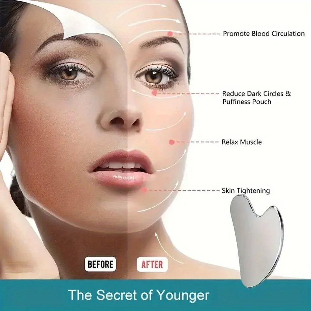 Stainless Steel Gua Sha Facial Massager