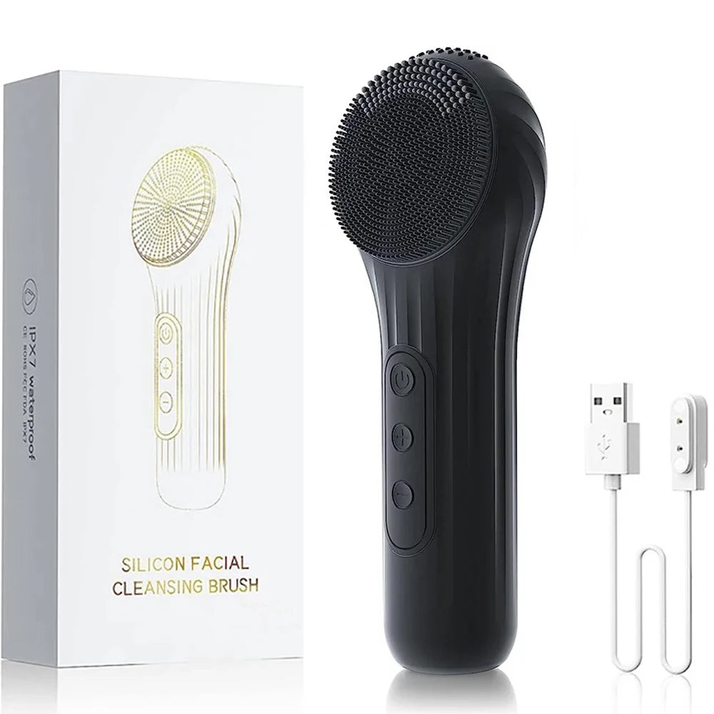 Rechargeable Waterproof Facial Cleansing Brush